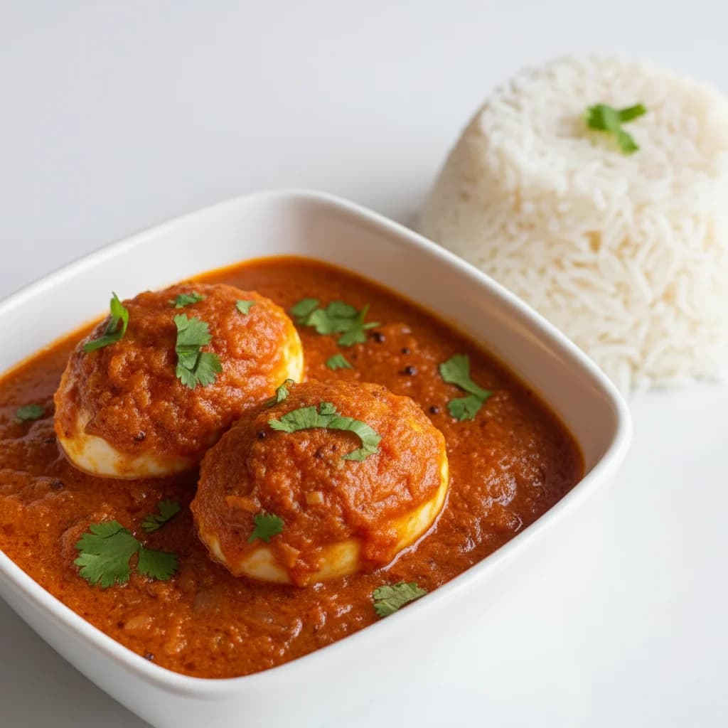 Spiced Tomato Egg Curry